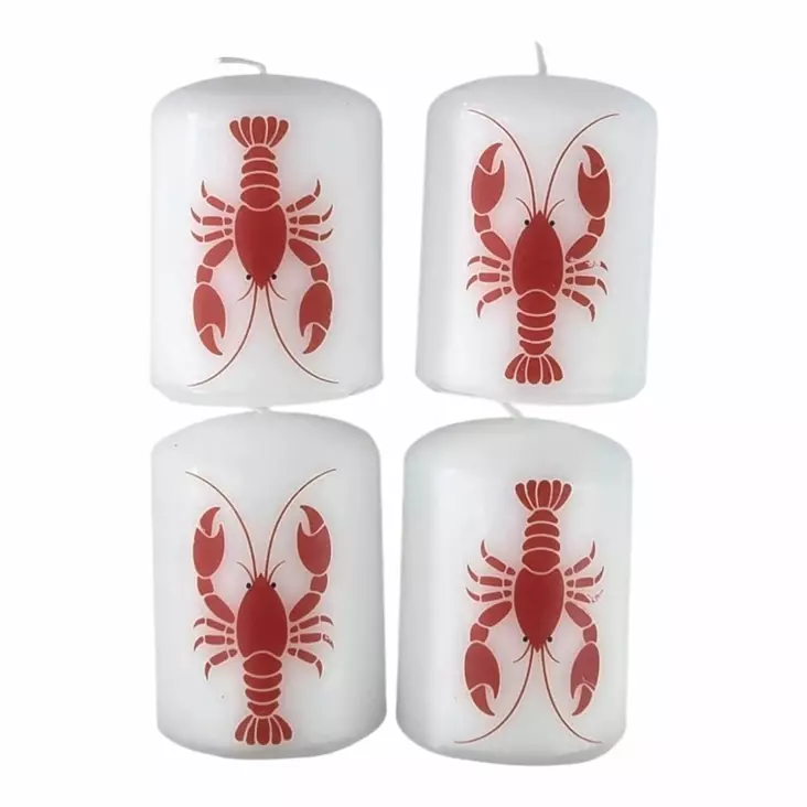 Rapujuhlat -pöytäkynttilä pakkaus - Rapujuhlat - 27112-ra-0112-4 - 1