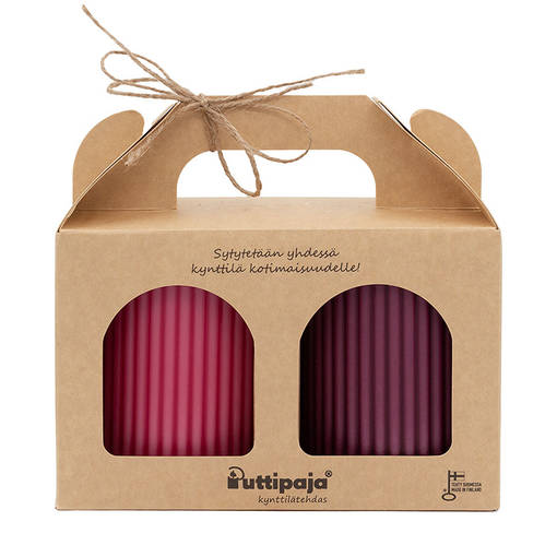 Vekkikynttilä lahjapakkaus, vadelma ja luumu - Vekkikynttilät - 792014-62-24 - 1