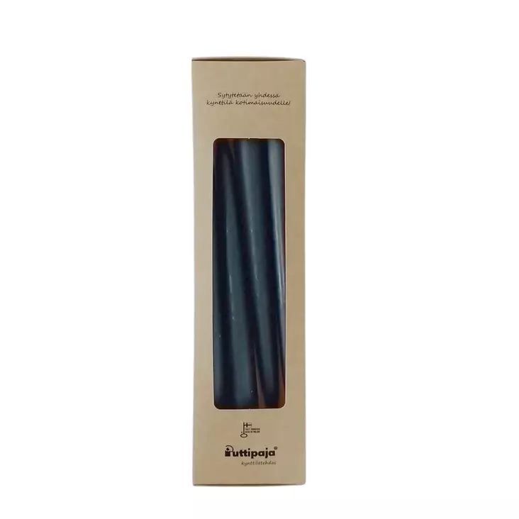 Antiikkikynttilä 30 cm, musta 2 pr/pkt - Antiikkikynttilät - 1401030-4 - 1