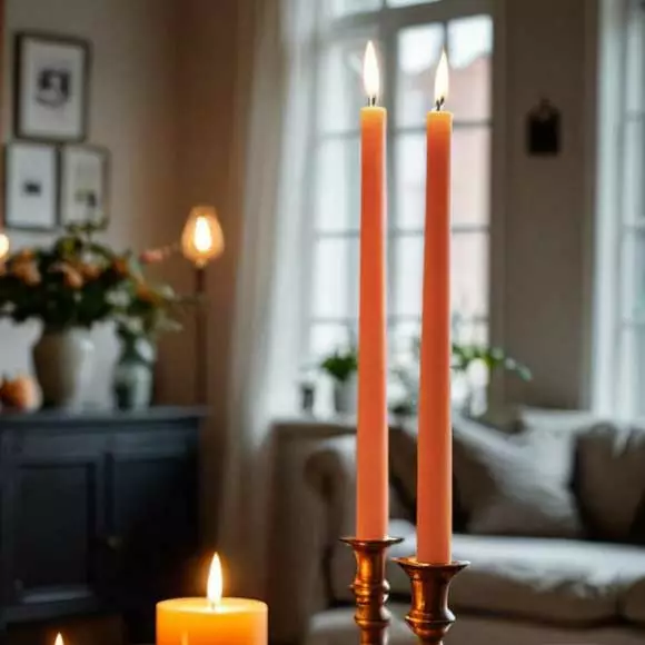 Antiikkikynttilä 30 cm, terra 2 pr/pkt - Antiikkikynttilät - 1401055-4 - 1