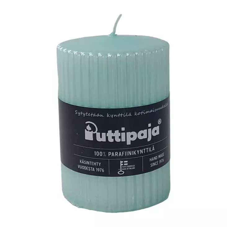 Helmiäishohto vekkikynttilä, 10 cm, vedenvihreä - Metallihohtokynttilät - 19605V34 - 1