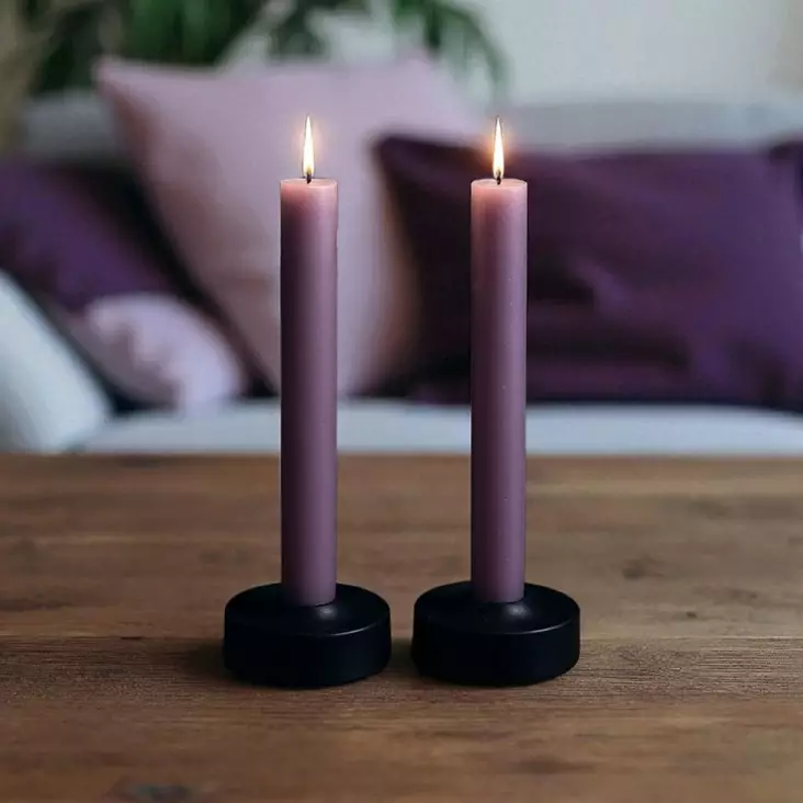 Läpivärjätty kruunuputti 34 cm, luumu - Läpivärjätyt kruunuputit - 1500824 - 1