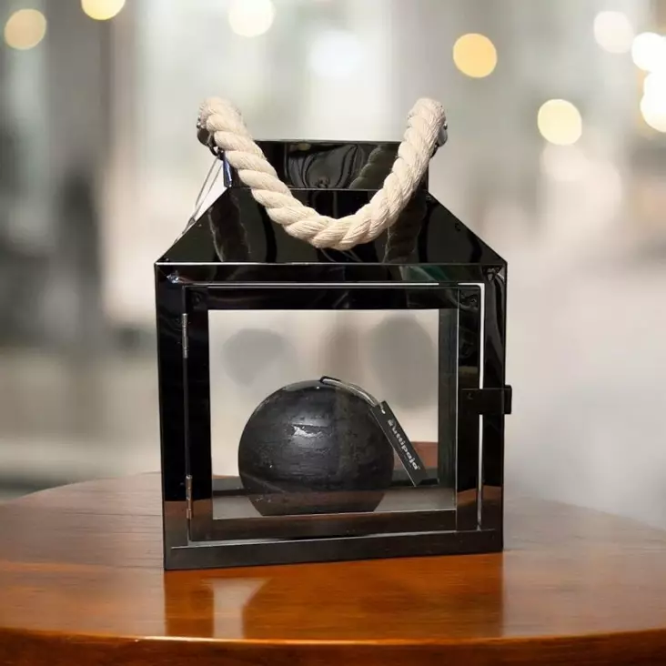 Lyhty Leonardo musta - Lyhdyt - 390754 - 1