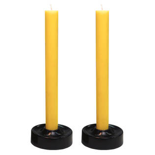 Läpivärjätty kruunuputti 34 cm, keltainen - Läpivärjätyt kruunuputit - 1500805 - 2