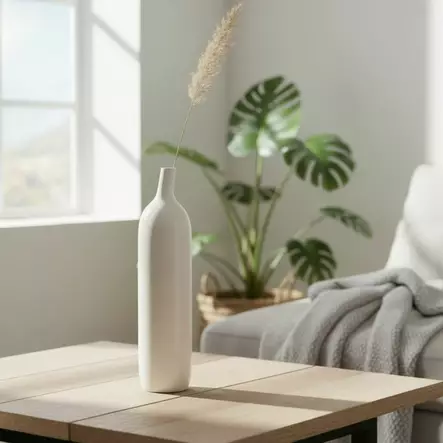 Kalebas-maljakko, valkoinen - Maljakot - 420575 - 1