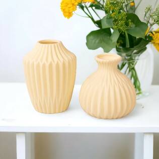 Maljakko, keltainen 12 cm - Maljakot - 457335 - 1