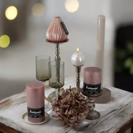 Metallihohtokynttilä, vanha roosa - Metallihohtokynttilät - 1990485 - 2