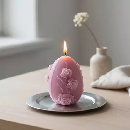 Munakynttilä, soijavaha, vanha roosa - Soijavahakynttilät - 281401785 - 1