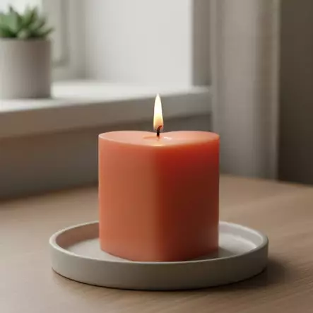 Sydänkynttilä, terra - Sydänkynttilät - 1410855 - 1