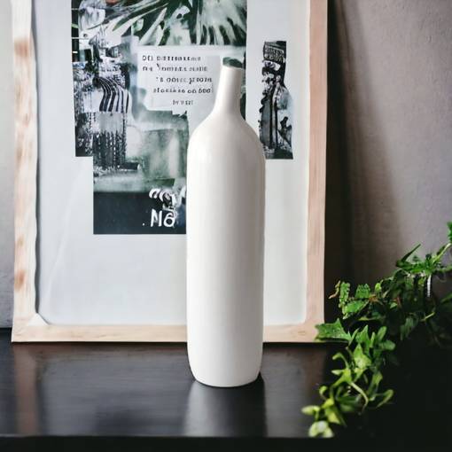 Kalebas-maljakko, valkoinen - Maljakot - 420575 - 1