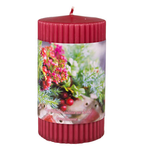 Mietelausekynttilä 7x12 cm, Kynttilöiden valossa - Mietelausekynttilät - 291460425 - 1