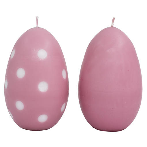 Munakynttilä, vanha roosa - Pääsiäiskynttilät - 14017P85 - 1