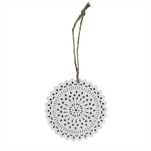 Puinen pitsikoriste - Ripustettavat koristeet - 542515 - 1