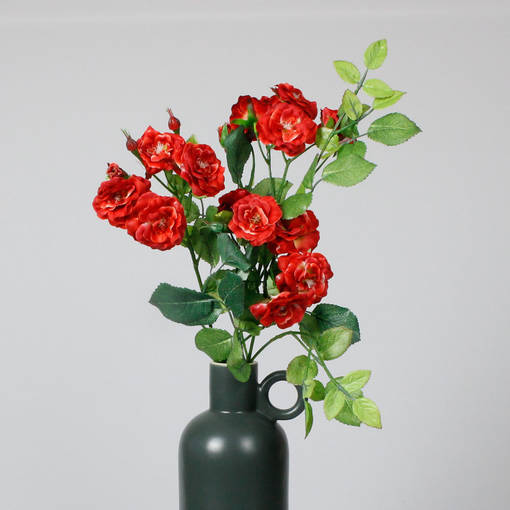 Ruusuoksa, pienet ruusut, punainen - Tekokukat - 36108835 - 1
