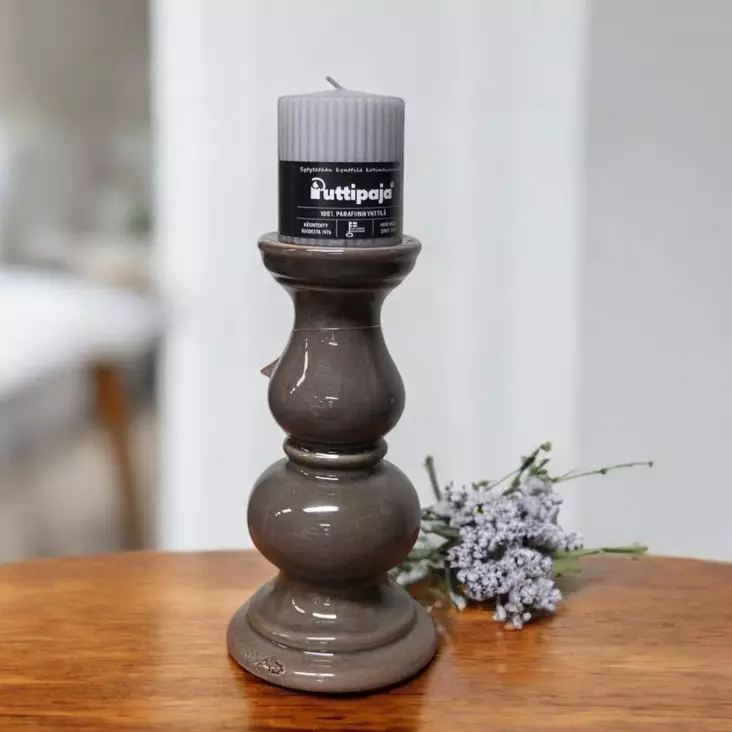 Kynttilänjalka pöytäkynttilälle, violetti - Kynttilänjalat pöytäkynttilöille - 406125 - 1