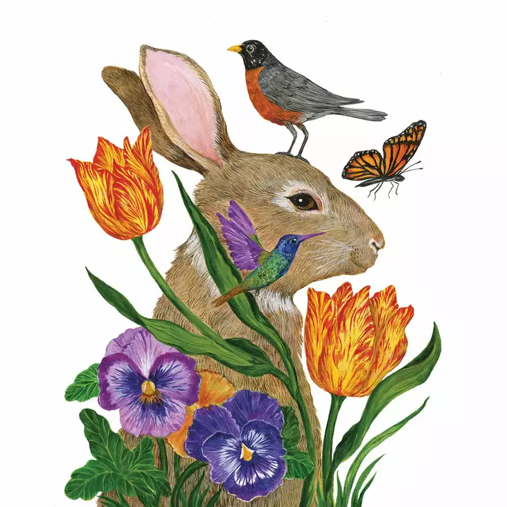 Servietti Bunny Buddies Napkin 33x33 - Servietit - 9140-133002245 - 1