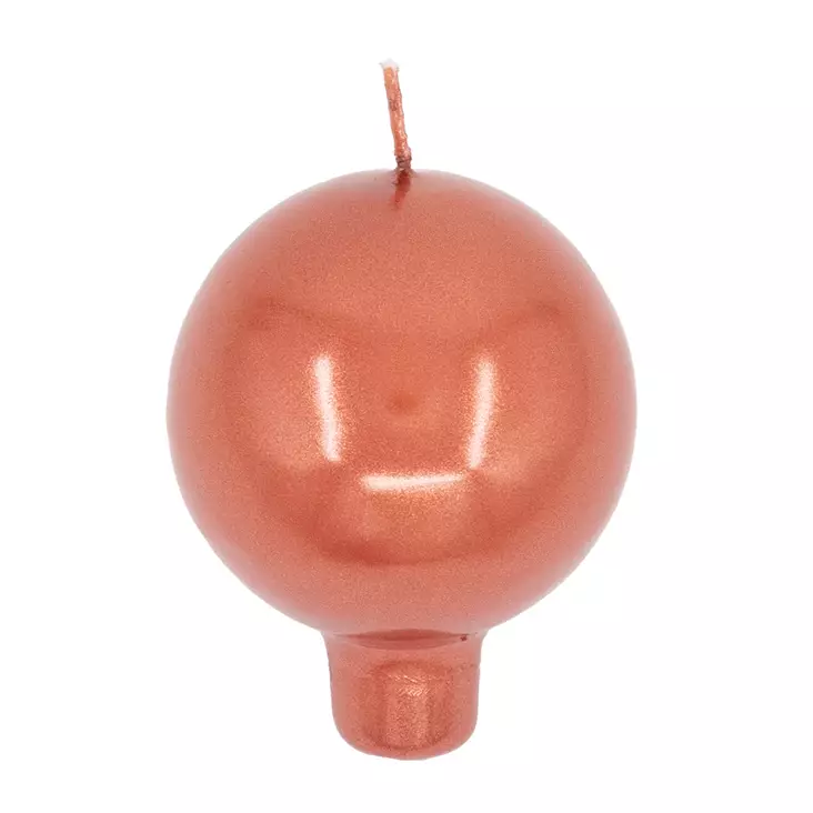 Jalallinen pallokynttilä, metallihohto terra, 2kpl/pkt - Metallihohtokynttilät - 1902055 - 1