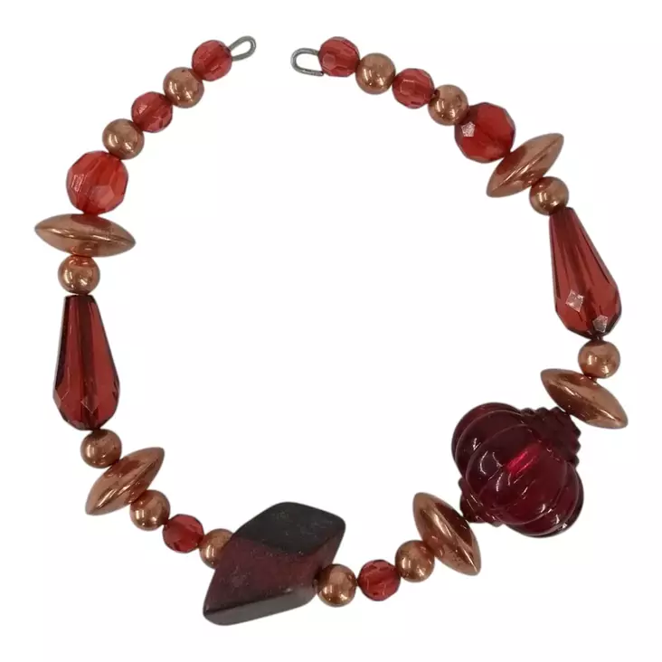 Korumansetti kynttilälle, punainen - Kynttilämansetit ja -korut - 330035 - 1