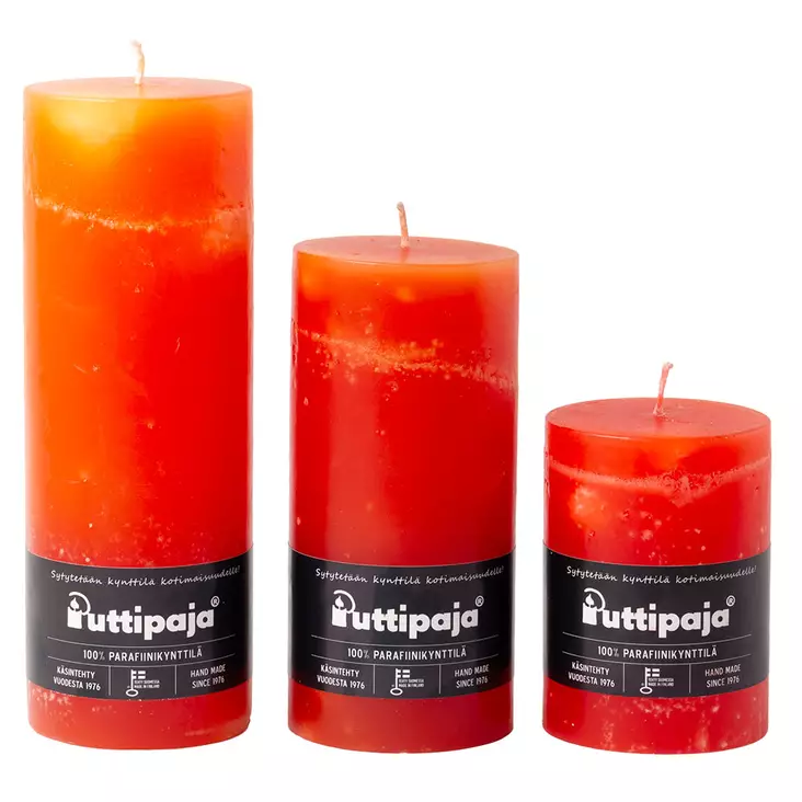 Läpivärjätty pöytäkynttilä, terra - Yksiväriset pöytäkynttilät - 1570455 - 1