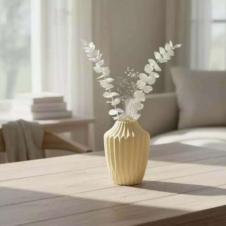 Maljakko, keltainen 12 cm - Maljakot - 457335 - 1