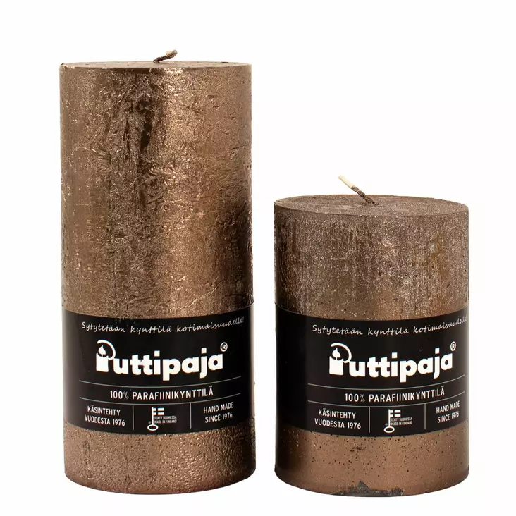 Metallihohtokynttilä ruskea - Metallihohtokynttilät - 1990425 - 1