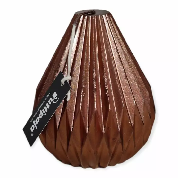 Metallihohtopisara, ruskea - Metallihohtokynttilät - 19550525 - 1