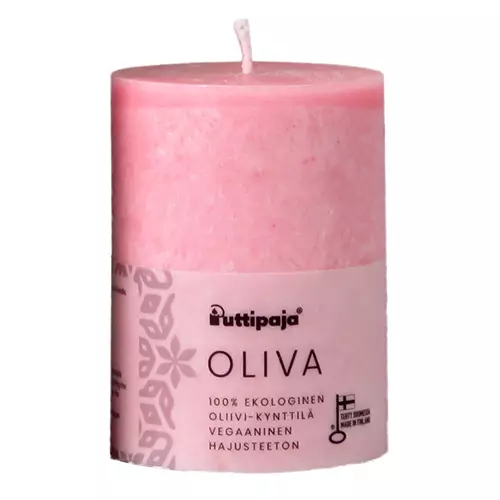 Oliva 7x10cm, vanha roosa - Oliva-oliivikynttilät - 2100485 - 1