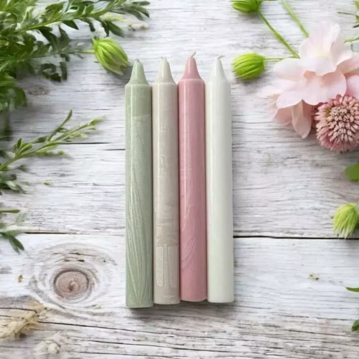 Olivakruunupaketti 4kpl/pkt, Kesä-lajitelma - Läpivärjätyt kruunut - 21113-4-3385 - 1