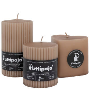 Sydänkynttilä, kaakao - Sydänkynttilät - 1410826 - 2