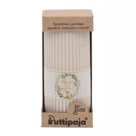 15 cm Vekki PUUTERI Hyvää joulua! - Vekkikynttilät - 85-7946 - 1