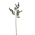 Tiheä marjaoksa lehdellä, viini, 75 cm - Tekokukat - 36397-006 - 3