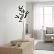 Tiheä marjaoksa lehdellä, viini, 75 cm - Tekokukat - 36397-006 - 5