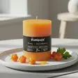 Läpivärjätty tuoksukynttilä 10cm, Hilla - Tuoksukynttilät - 2000496 - 1