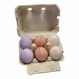Munakynttilät, 6 kpl, Kaakao-laventelilajitelma - Pääsiäiskynttilät - 14016MR-6-26 - 5
