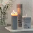 OLIVA-kynttilä, vaaleanharmaa - Oliva-oliivikynttilät - 2110486 - 2
