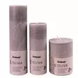 OLIVA-kynttilä, vaaleanharmaa - Oliva-oliivikynttilät - 2110486 - 1