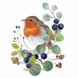 Servietti Oiseau sur Branche 25x25 cm - Servietit - 9140-125002276 - 1