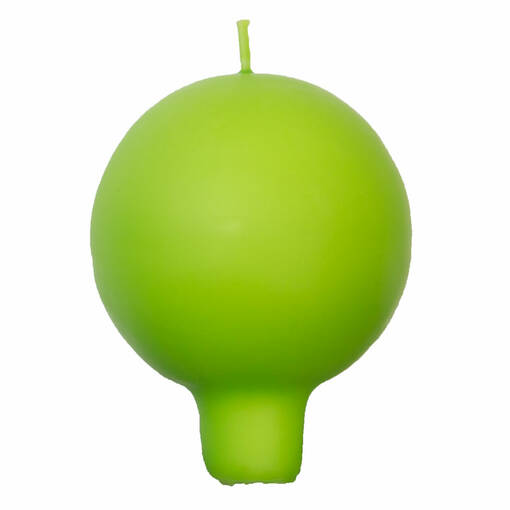 Jalallinen pallokynttilä, lime, 2 kpl/pkt - Pallokynttilät - 1402036 - 1