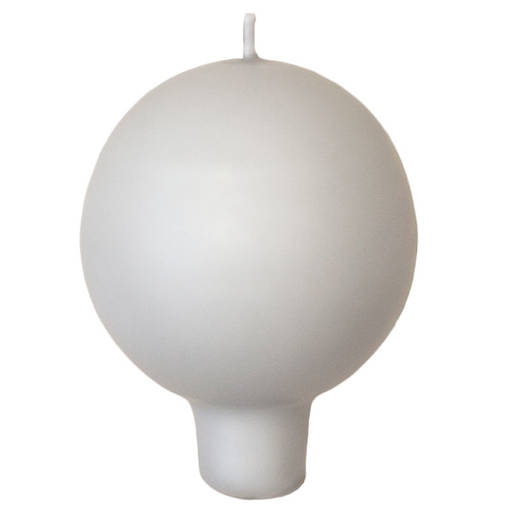 Jalallinen pallokynttilä, vaaleanharmaa, 2 kpl/pkt - Pallokynttilät - 1402086 - 1