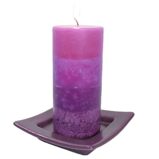 Kynttilänalunen, luumu - Keraamiset kynttilänaluset - 42032-716 - 2