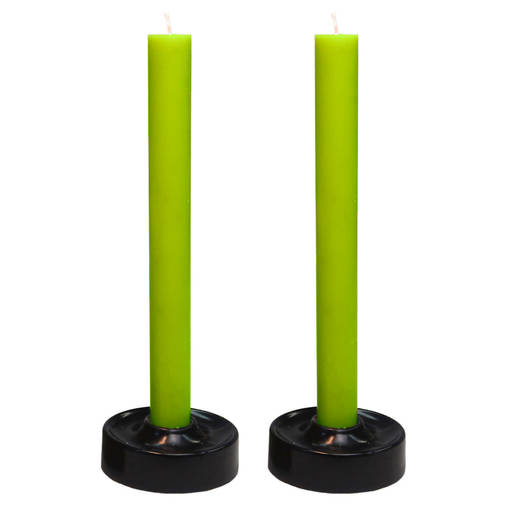 Läpivärjätty kruunuputti 34 cm, lime - Läpivärjätyt kruunuputit - 1500836 - 1