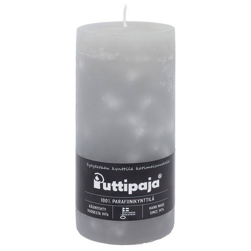Läpivärj. PK 7x15cm, vaaleanharmaa - Yksiväriset pöytäkynttilät - 1570586 - 10