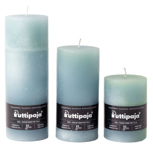 Läpivärjätty pöytäkynttilä, farkunsininen - Yksiväriset pöytäkynttilät - 1570416 - 1