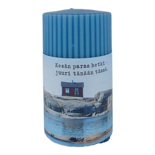 Mietelause 7x12 cm paras hetki, farkku - Mietelausekynttilät - 291460416 - 1