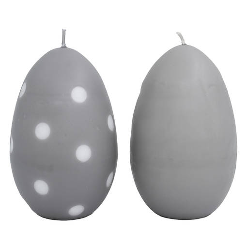 Munakynttilä, vaaleanharmaa - Pääsiäiskynttilät - 14017P86 - 1