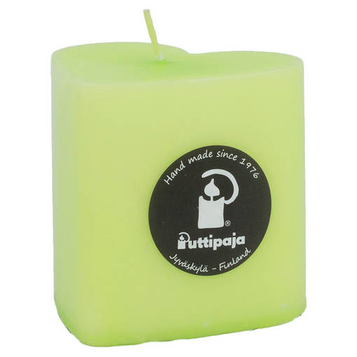 Sydänkynttilä, lime - Sydänkynttilät - 1410836 - 1