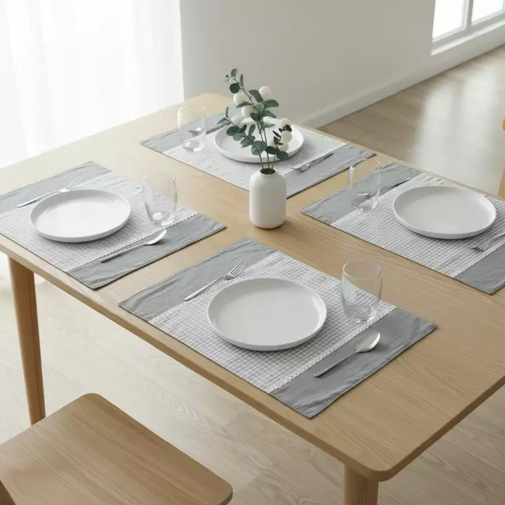 Harmonia tabletti pitsillä 33x48 cm - Keittiötekstiilit - 440436 - 1