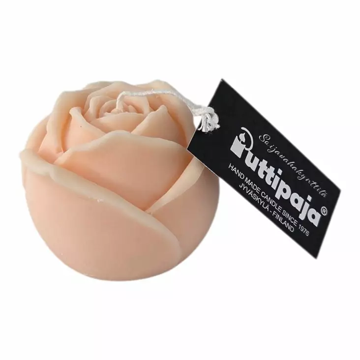 Soijavaha ruusukynttilä aprikoosi - Soijavahakynttilät - 2806006 - 1