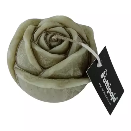 Tervaruusu-kynttilä, vihreä - Tervakynttilät - 1206017 - 2