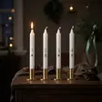 Adventtikruunukynttilät, vihreät numerot ja koristeet 4 kpl/pkt - Adventtikynttilät - 29013-ad-17 - 1